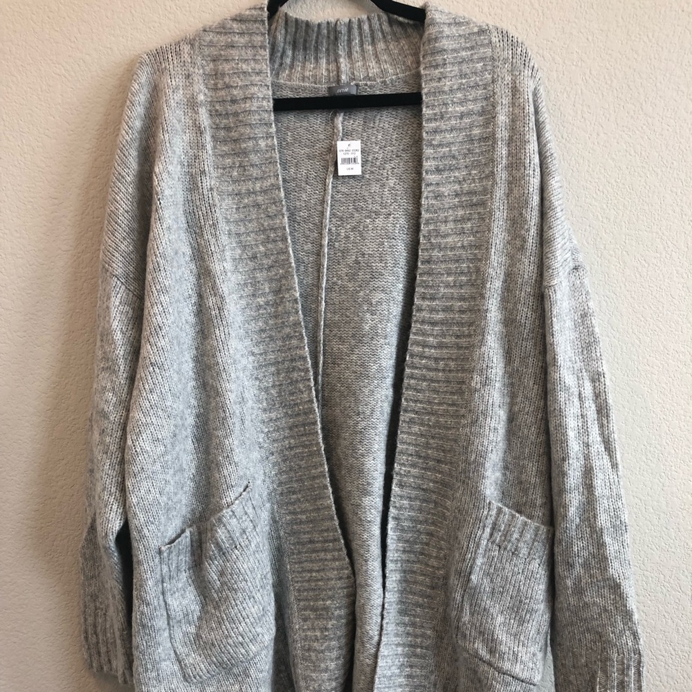 Grey oversized sweater